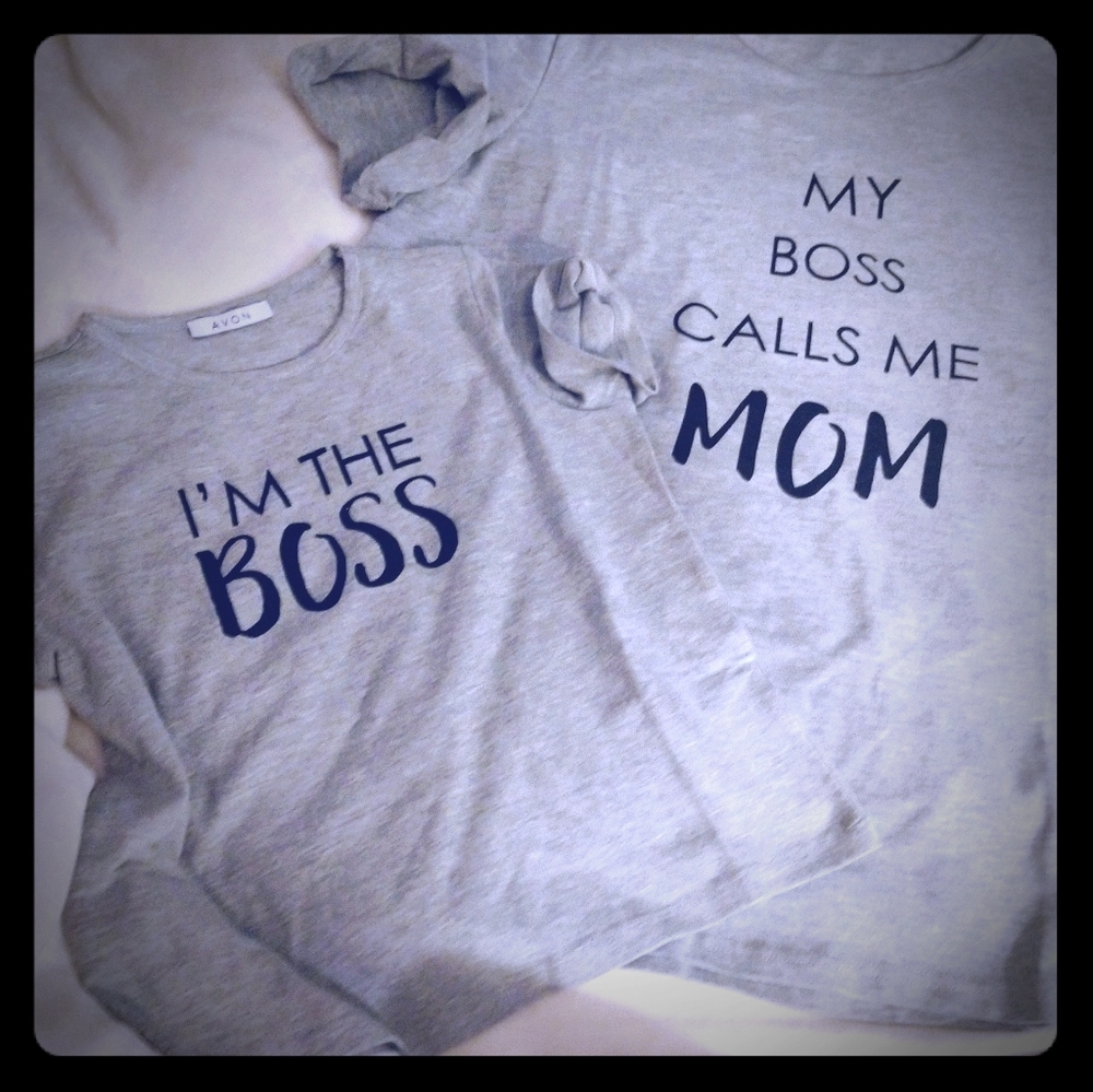 Mom(XL) and Child(M) Shirt Set by Avon!